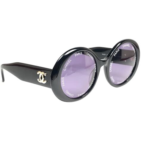 round chanel paris sunglasses|chanel paris vintage sunglasses.